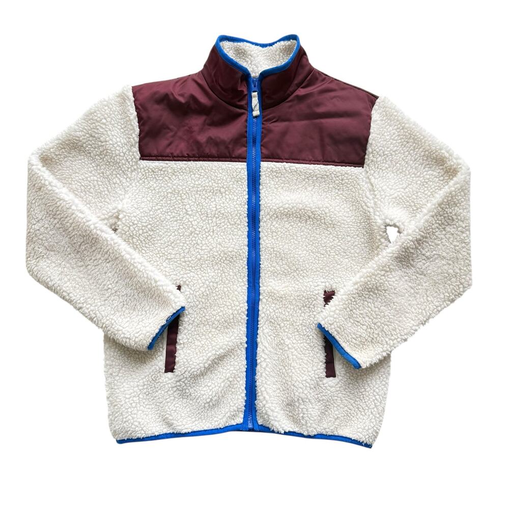 Crewcuts Sherpa Fleece Full Zip Jacket Size 14